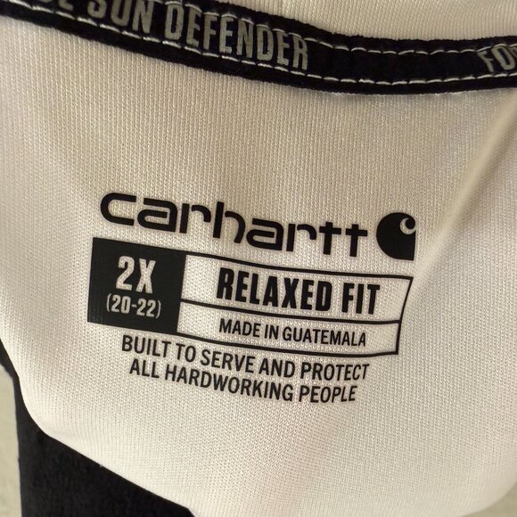 Carhartt Force Sun Defender Light Weight Anti Odor Mens 2XL - Picture 6 of 6